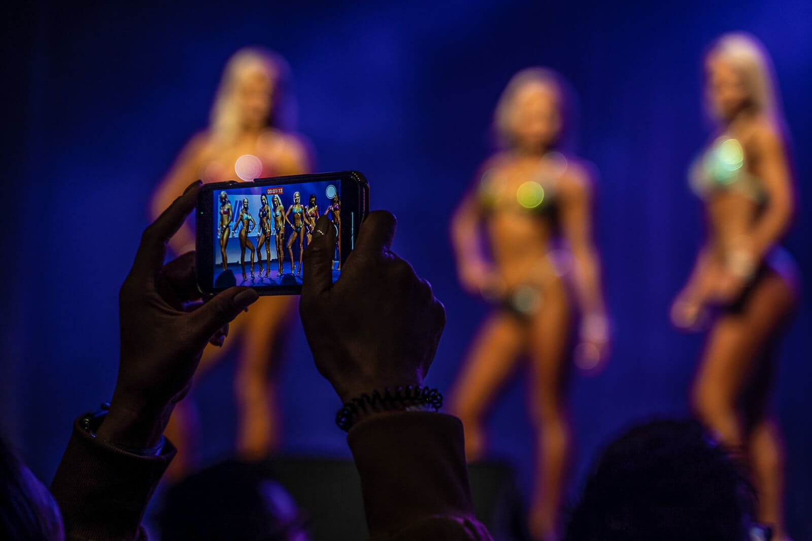 YNF Perth Show with Female Contestants on Stage