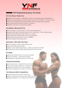 YNF Tan Guide