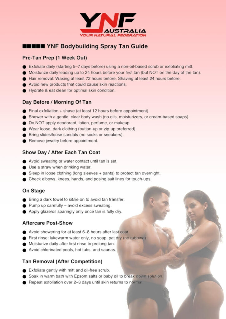 YNF Tan Guide